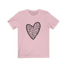 Load image into Gallery viewer, Camera Heart: Unisex Jersey Short Sleeve Tee
