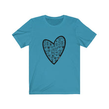 Load image into Gallery viewer, Camera Heart: Unisex Jersey Short Sleeve Tee

