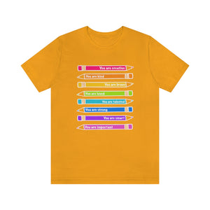 Mantra Pencils: Unisex Jersey Short Sleeve Tee