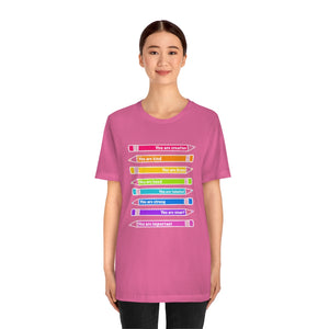 Mantra Pencils: Unisex Jersey Short Sleeve Tee