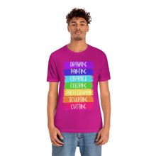 Load image into Gallery viewer, Colorful Painting: Unisex Jersey Short Sleeve Tee
