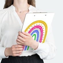 Load image into Gallery viewer, Teach Rainbow Clipboard
