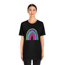 Load image into Gallery viewer, Neon Rainbow: Unisex Jersey Short Sleeve Tee
