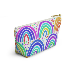 Rainbow Accessory Pouch w T-bottom