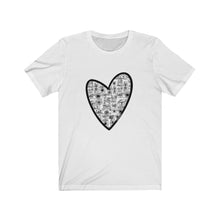 Load image into Gallery viewer, Camera Heart: Unisex Jersey Short Sleeve Tee
