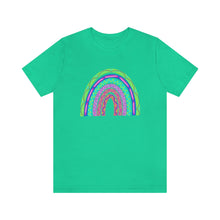 Load image into Gallery viewer, Neon Rainbow: Unisex Jersey Short Sleeve Tee
