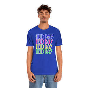 Field Day x4! Unisex Jersey Short Sleeve Tee
