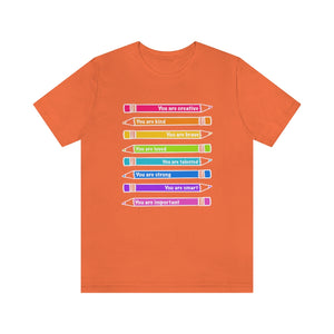 Mantra Pencils: Unisex Jersey Short Sleeve Tee