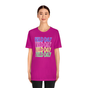 Field Day x4! Unisex Jersey Short Sleeve Tee