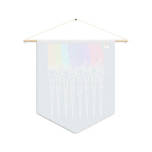 Load image into Gallery viewer, Rainbow Paint Brushes Pennant

