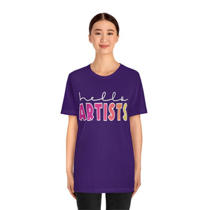 HELLO Artists: Unisex Jersey Short Sleeve Tee