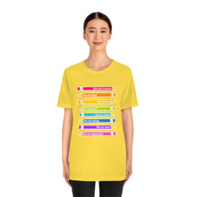 Load image into Gallery viewer, Mantra Pencils: Unisex Jersey Short Sleeve Tee

