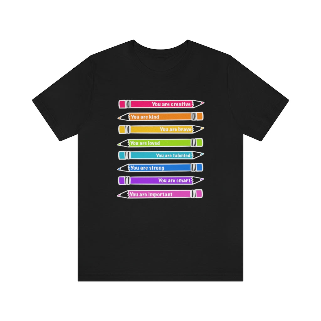 Mantra Pencils: Unisex Jersey Short Sleeve Tee