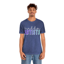 Load image into Gallery viewer, Blues HELLO Artists: Unisex Jersey Short Sleeve Tee
