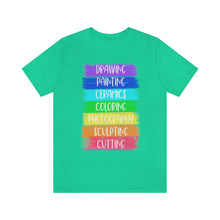 Load image into Gallery viewer, Colorful Painting: Unisex Jersey Short Sleeve Tee

